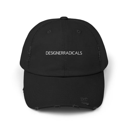 WHITE LETTERS DESIGNNERADICALS UNISEX HAT